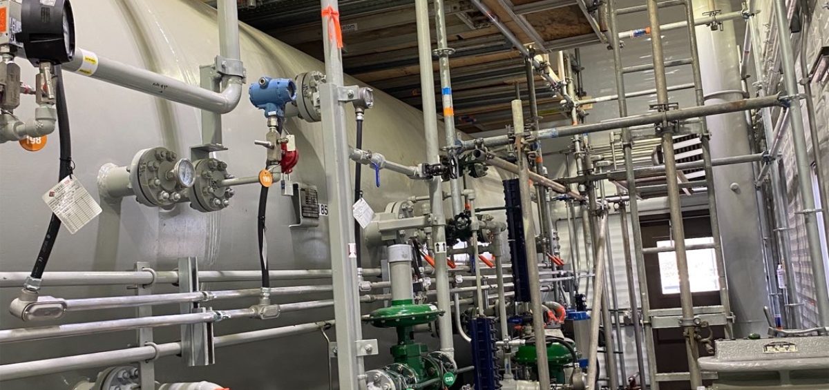 Glycol heating system