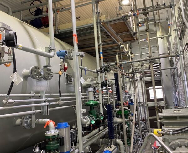 Glycol heating system