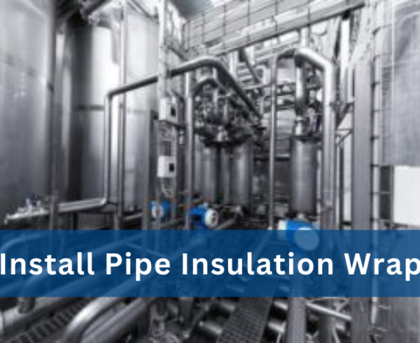 Install Pipe Insulation Wrap