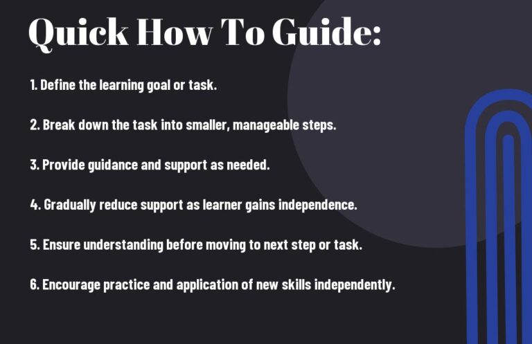 Scaffolding -guide